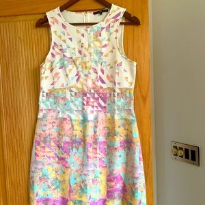 Tibi pastel colored mini dress